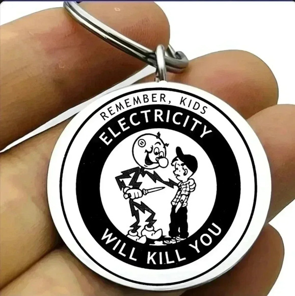 Accessories - Electricity hot kids reminder Keychain